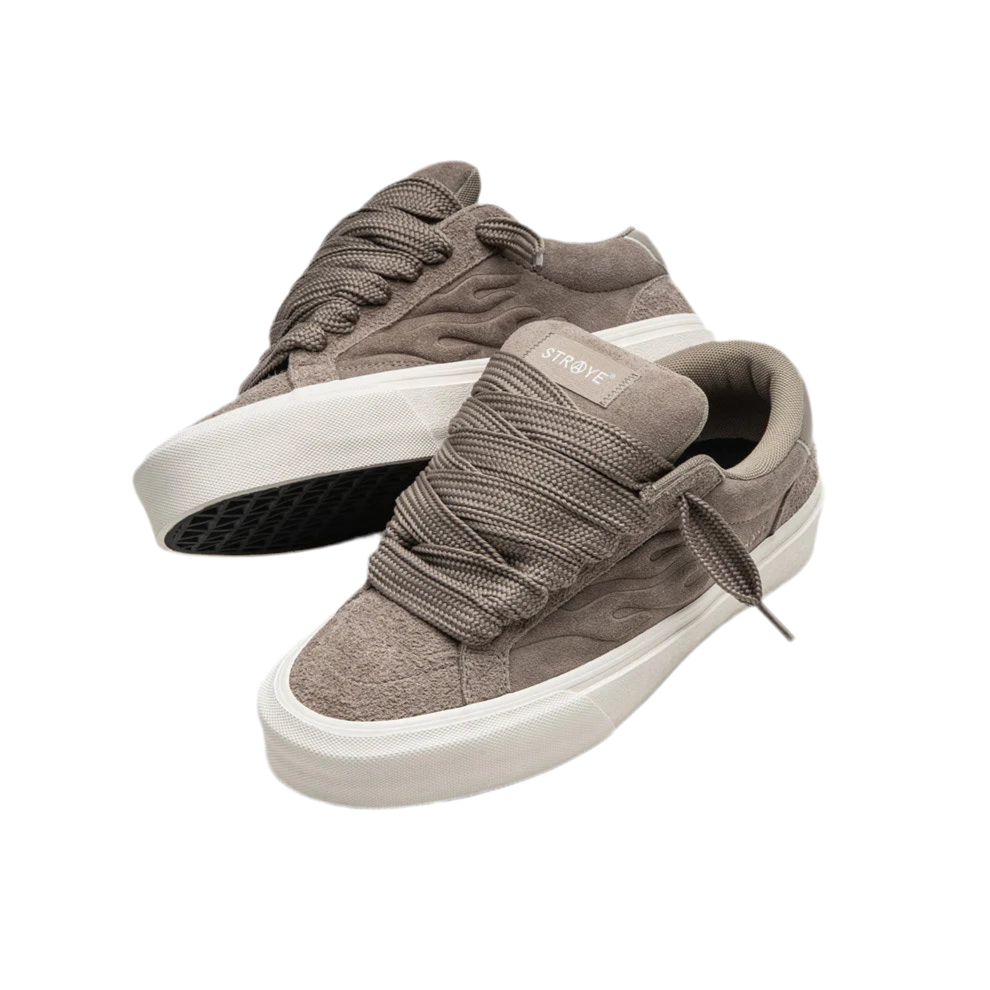 LOGAN PUFF - TAUPE BEVEL