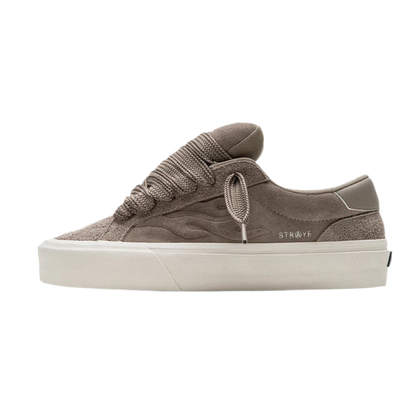 LOGAN PUFF - TAUPE BEVEL