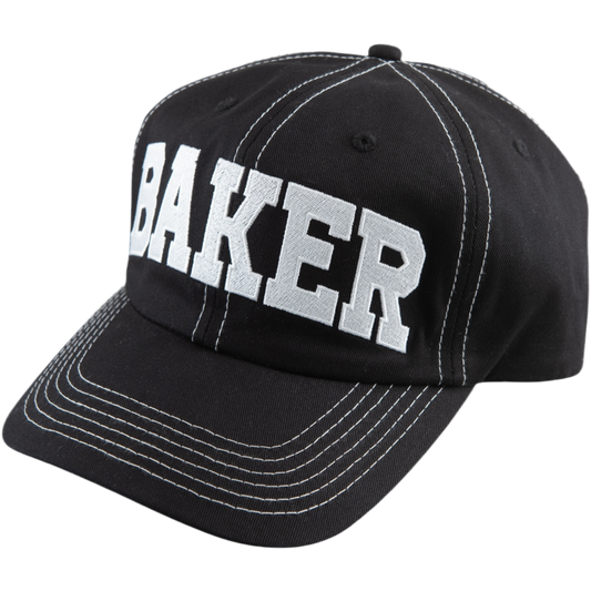BAKER APEX SNAPBACK HAT BLACK